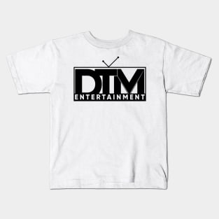 DTM Entertainment Winter Collection (Black Logo) Kids T-Shirt